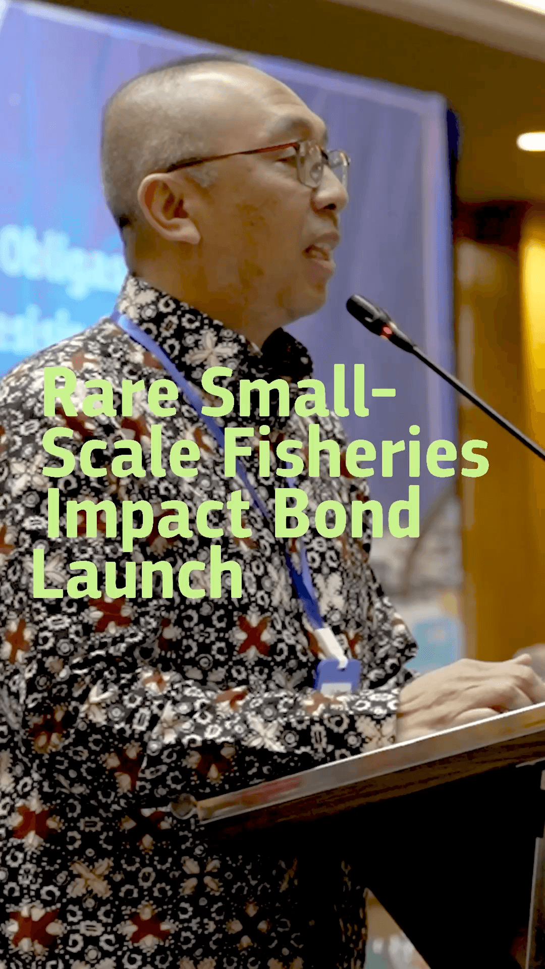 Rare and partners celebrate and share their excitement for the official launch of the project in Indonesia. 